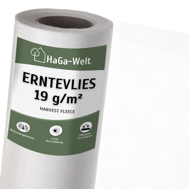 Erntevlies 19 g/m² – effektiver Schutz für Frühbeete – HaGa-Welt