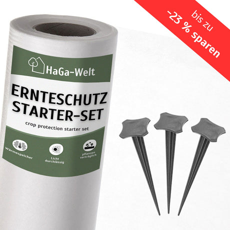 Ernteschutz-Starter-Set: Idealer Kälte- & Windschutz in verschiedenen Größen – HaGa-Welt