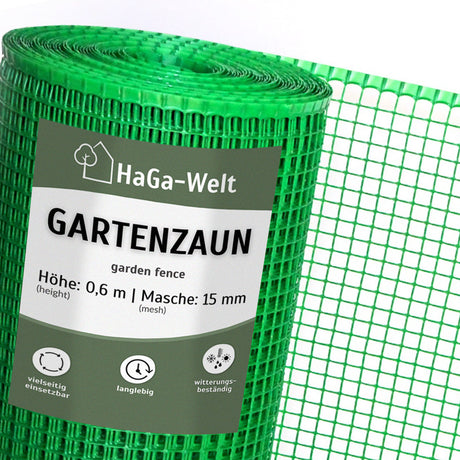 Gartenzaun – vielfältiger Kunststoffzaun für Ihren Garten – HaGa-Welt