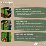 Gartenzaun – vielfältiger Kunststoffzaun für Ihren Garten – HaGa-Welt