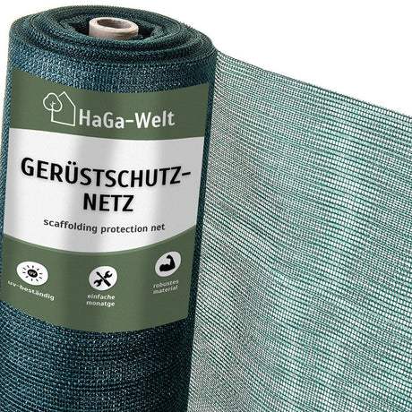 Gerüstschutznetz in versch. Breiten Meterware Schutzabdeckung Schutznetz Gerüst – HaGa-Welt