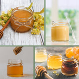 Mini Honiggläser - kleine Gläser mit Deckel, leicht zu befüllen, luftdicht verschlossen – HaGa-Welt