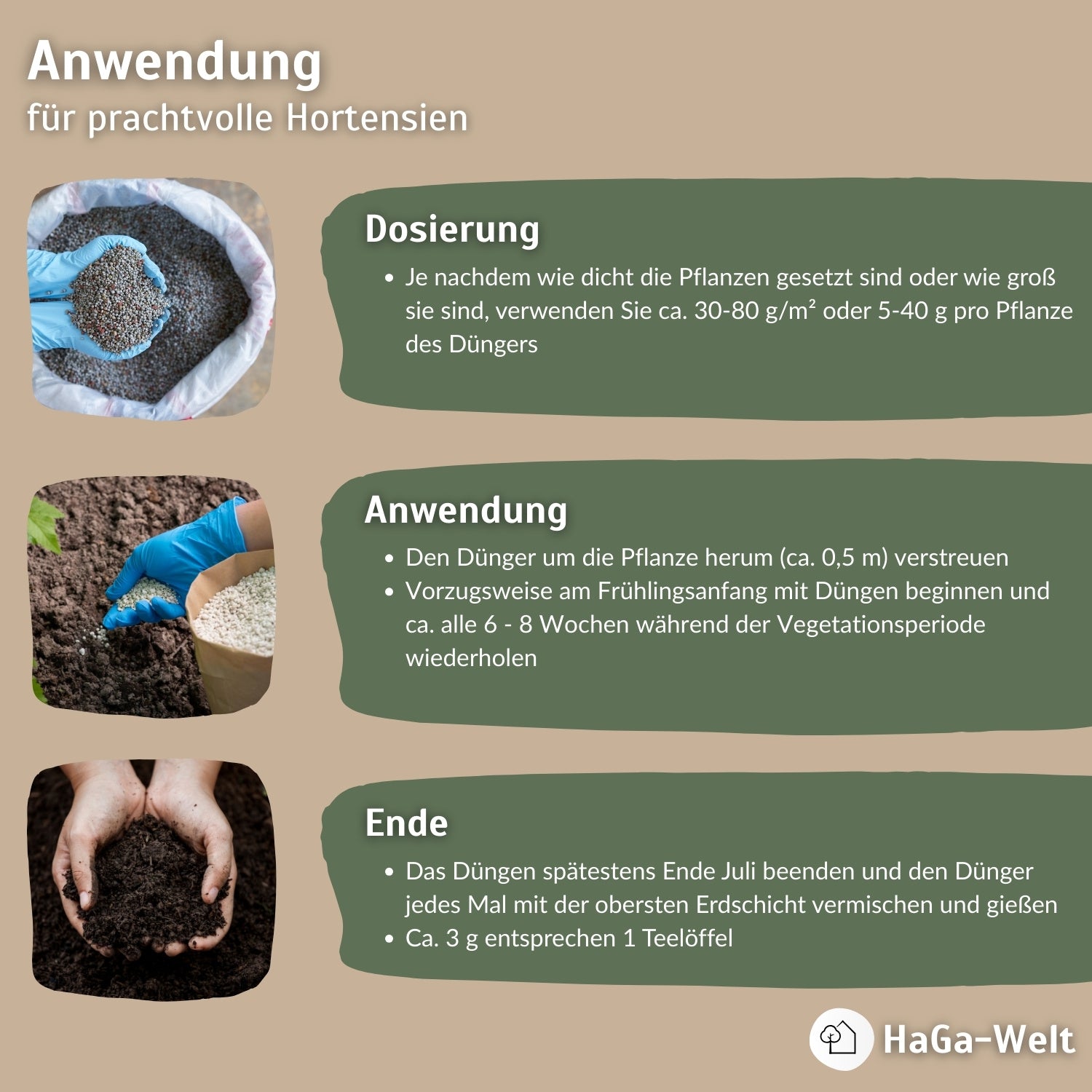 moorbeetpflanzen düngen Mineraldünger für Hortensien und Moorbeetpflanzen