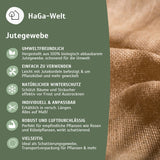 Jutegewebe Meterware –vielseitiger und natürlicher Jutestoff für den Winterschutz – HaGa-Welt