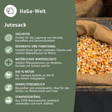 Jutesack – vielseitig einsetzbar für Lagerung und Dekoration – HaGa-Welt