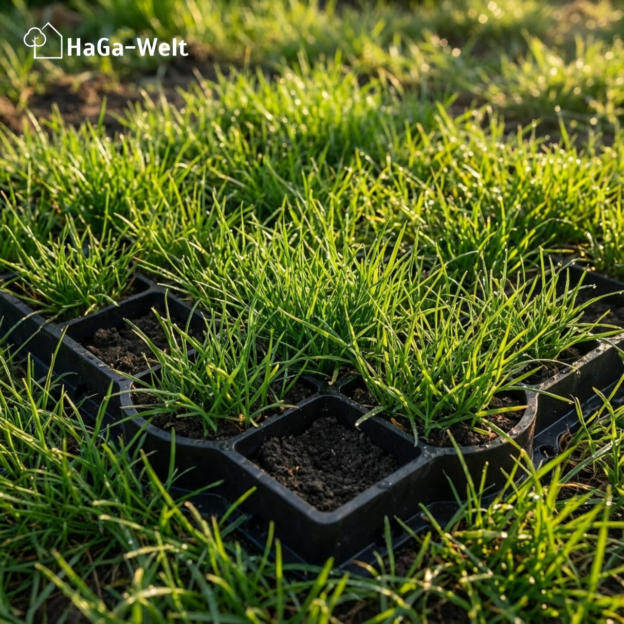 Kiesgitter – stabile Rasengitterplatten, schnell und einfach verlegt