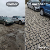 Kiesgitter – stabile Rasengitterplatten, schnell und einfach verlegt