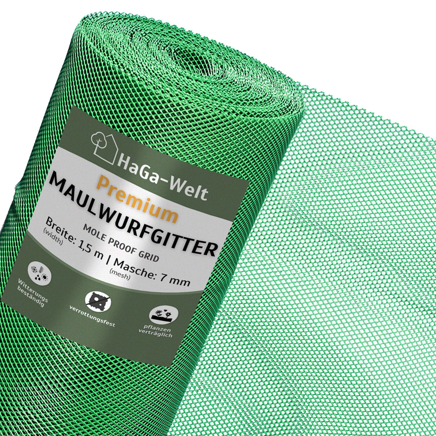 Premium Maulwurfgitter – tierfreundliche Art zum Maulwurf vertreiben – HaGa-Welt