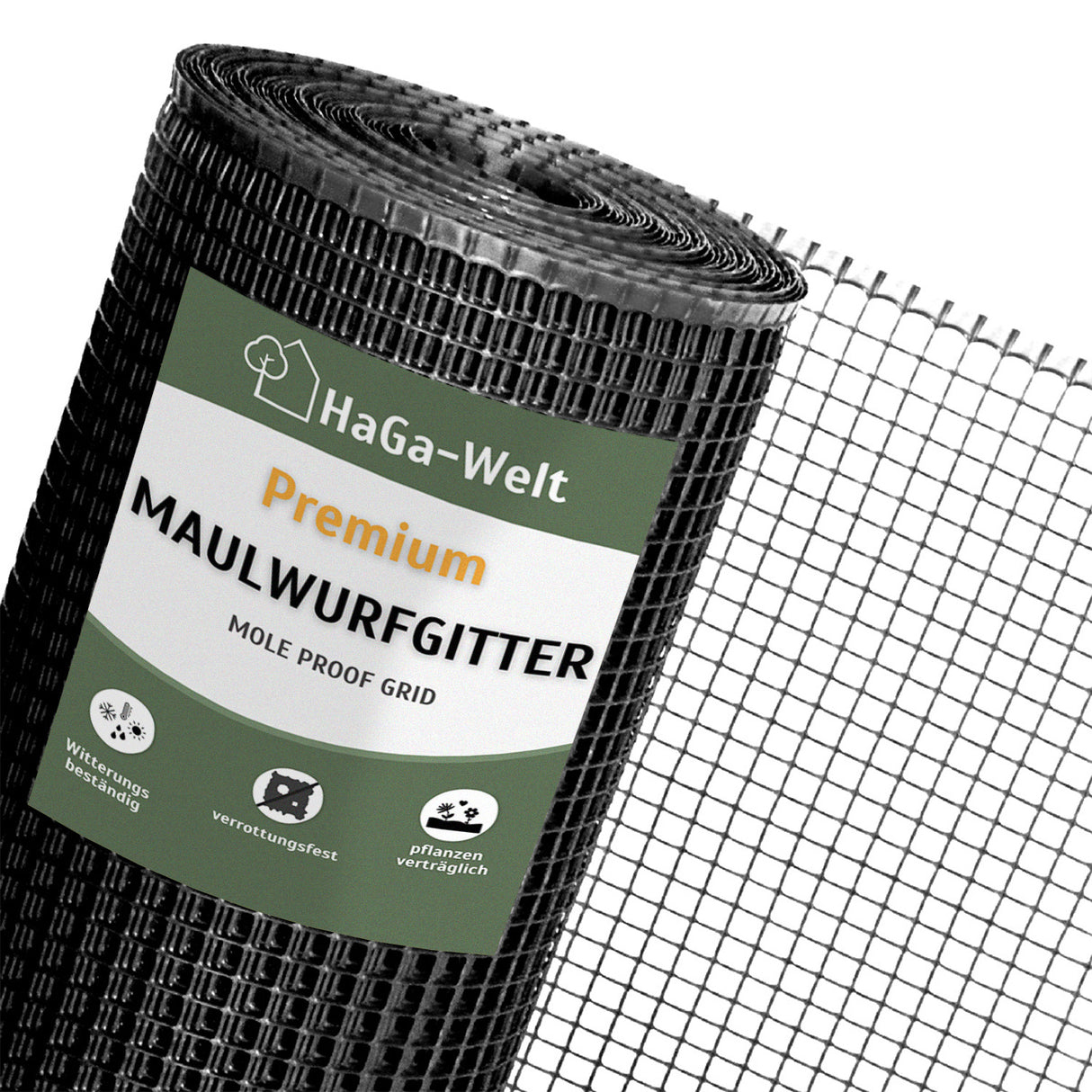Premium Maulwurfgitter – tierfreundliche Art zum Maulwurf vertreiben – HaGa-Welt