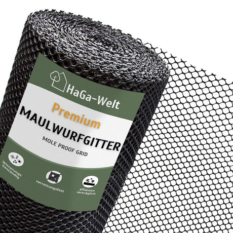 Premium Maulwurfgitter – tierfreundliche Art zum Maulwurf vertreiben – HaGa-Welt
