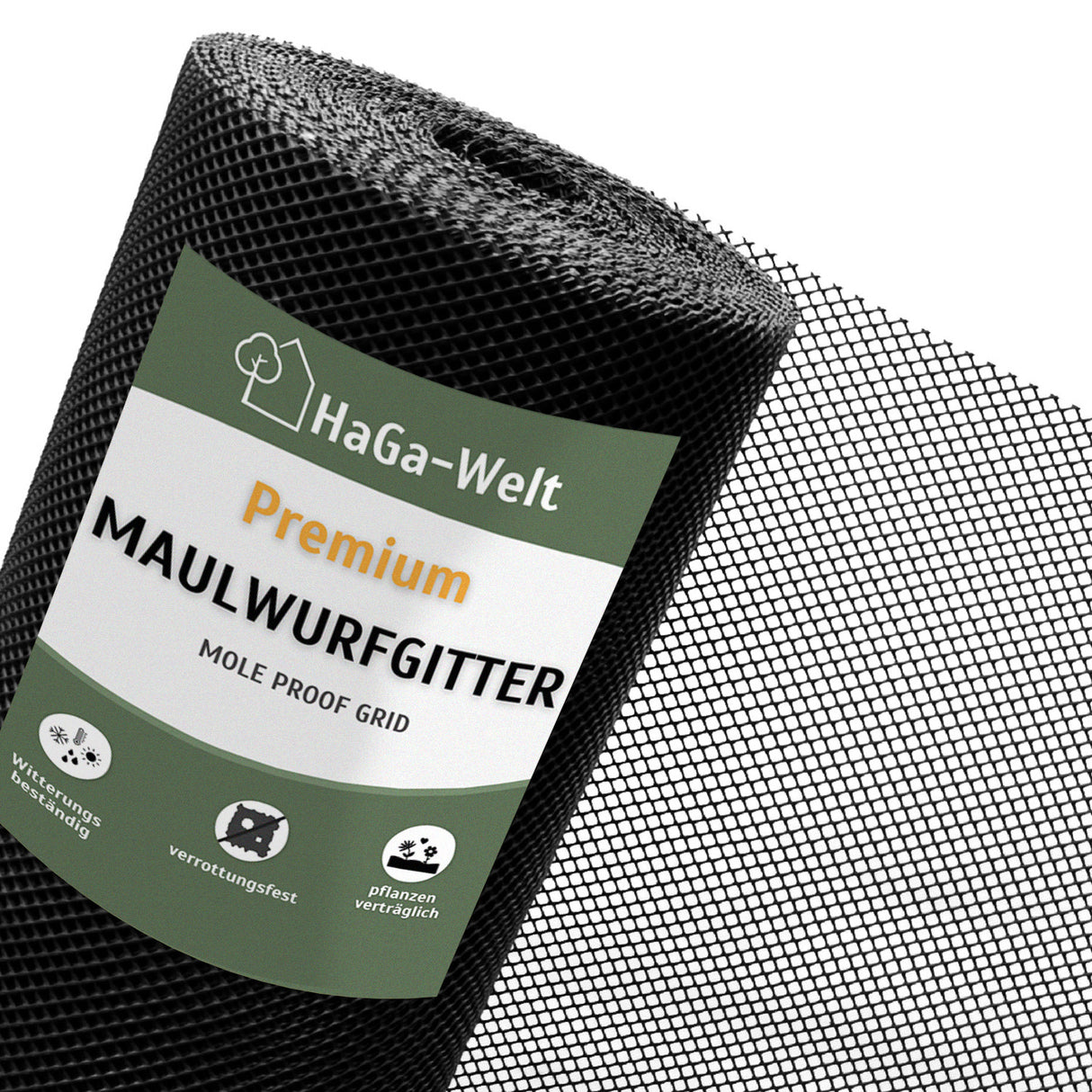 Premium Maulwurfgitter – tierfreundliche Art zum Maulwurf vertreiben – HaGa-Welt