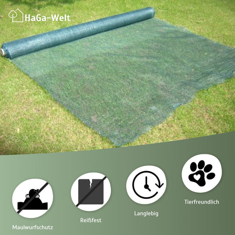 Maulwurfnetz – effektiver Schutz gegen Maulwürfe – HaGa-Welt