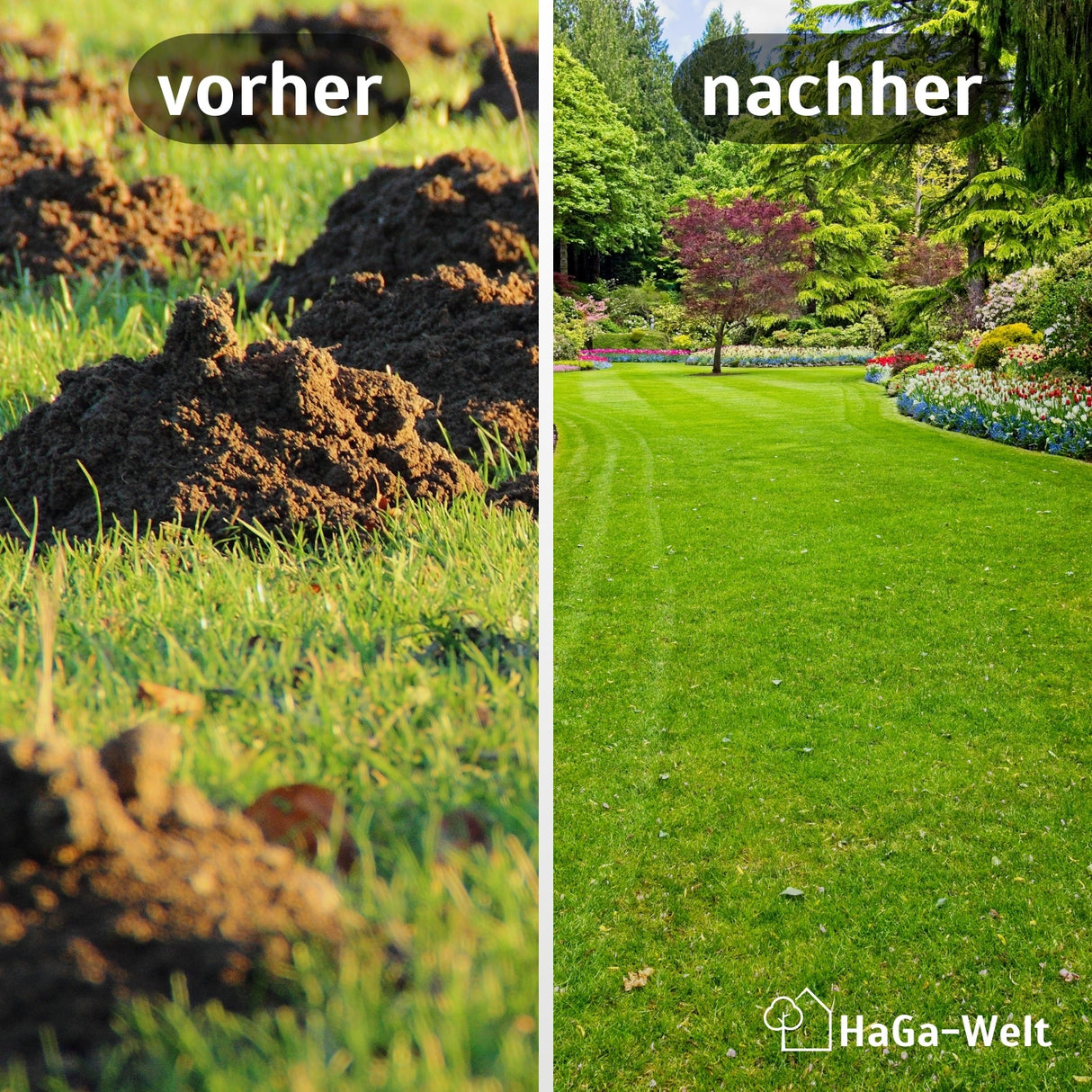 Maulwurfnetz – effektiver Schutz gegen Maulwürfe – HaGa-Welt