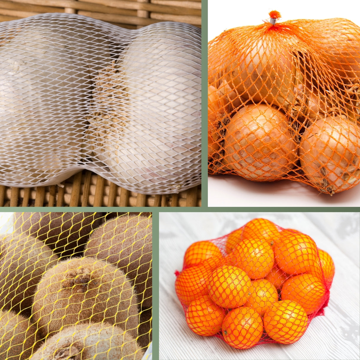 Filet à fruits et légumes pour le stockage (vendu au mètre)