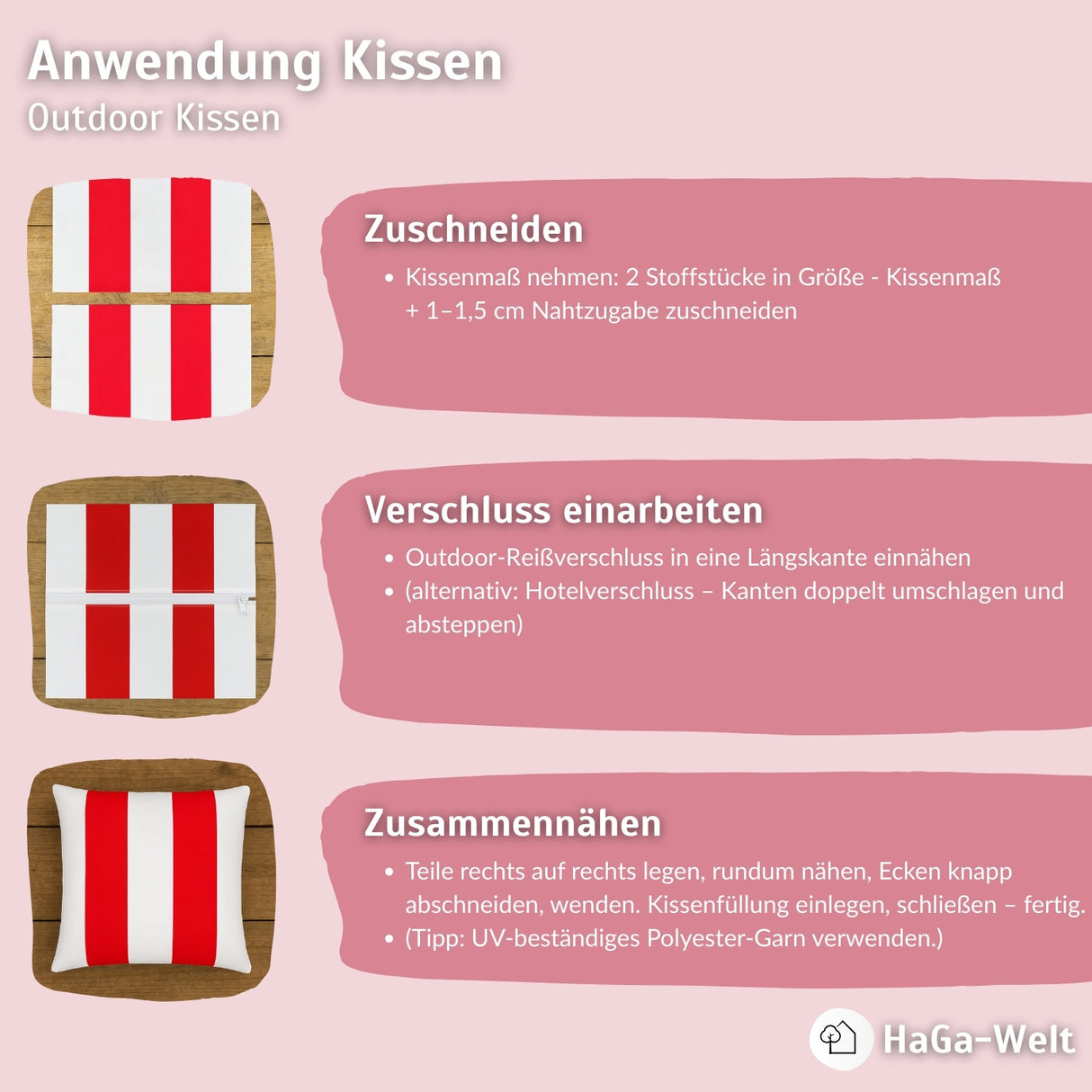 Outdoor Stoff Meterware – wasserabweisender Stoff für draußen – HaGa-Welt