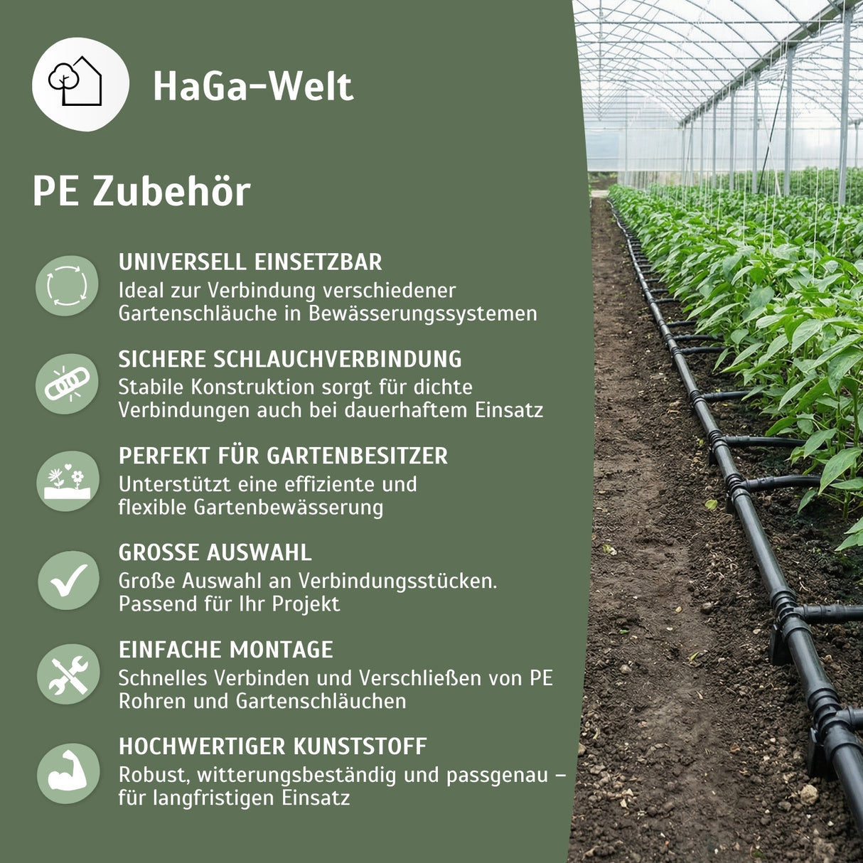PE Endstück 25mm Druck 16bar Endkappe für PE-Rohren 25-K – HaGa-Welt