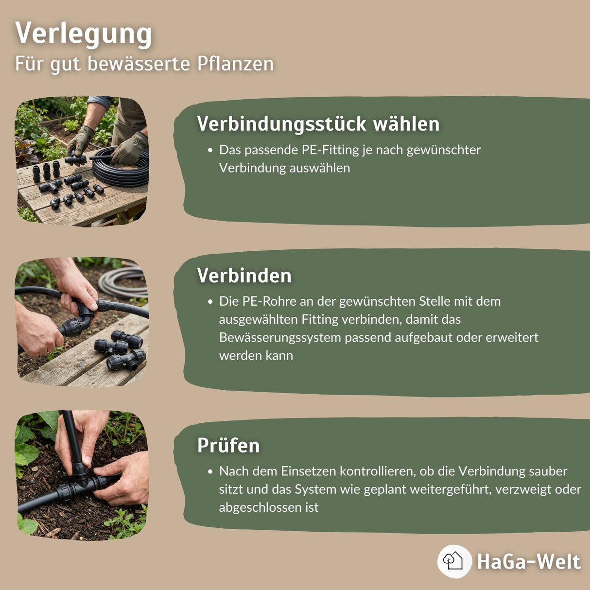 Schlauchkupplung – der perfekter Schlauchverbinder für den Gartenschlauch – HaGa-Welt