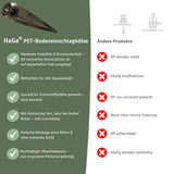 Bodeneinschlaghülse für Kunststoff-Pfähle PET Bodenhülse graphit – HaGa-Welt