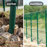 Bodeneinschlaghülse für Kunststoff-Pfähle PET Bodenhülse graphit – HaGa-Welt