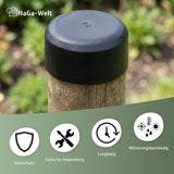 Pfahlkappe versch.Ø Zaunkappe Pfostenabdeckung Abdeckkappe für Holzpfähle – HaGa-Welt