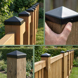 Post cap for wooden posts Fence cap Post cover