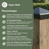 Post cap for wooden posts Fence cap Post cover