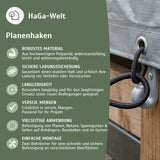 Planenhaken – für die sichere Befestigung von Anhängerplanen – HaGa-Welt