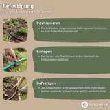 Schlauchhaken - idealer Bodenanker für den Gartenschlauch – HaGa-Welt