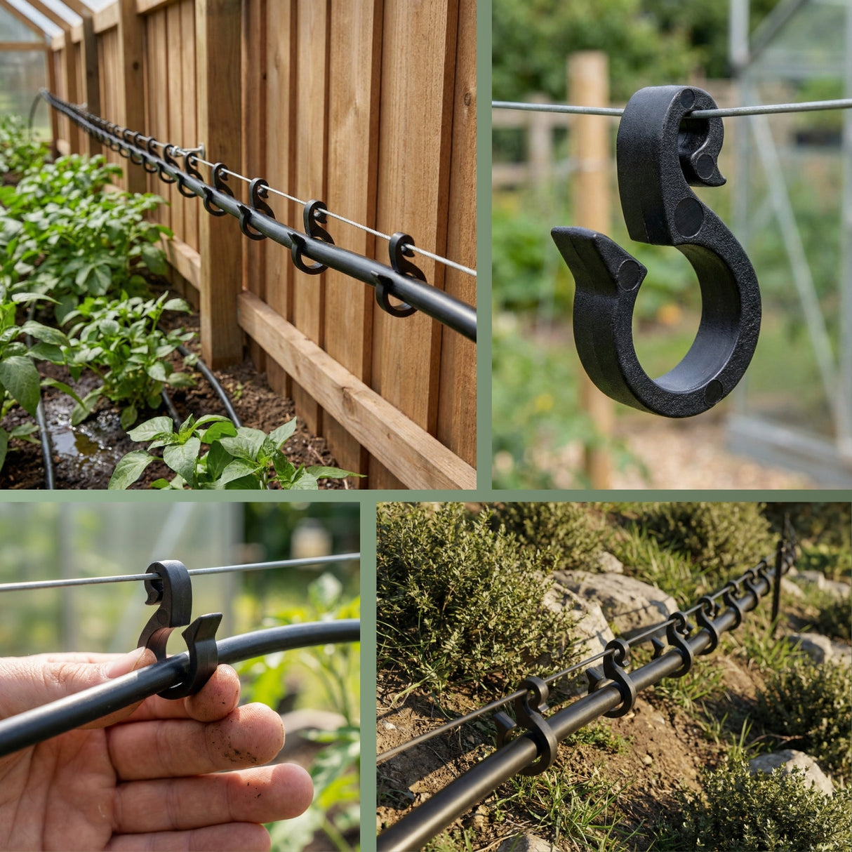 Schlauchhalter – die perfekte Aufhängung von Tropfschläuchen – HaGa-Welt