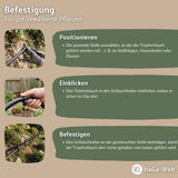 Schlauchhalter – die perfekte Aufhängung von Tropfschläuchen – HaGa-Welt