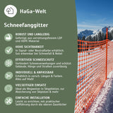 Schneefanggitter 1,2m Höhe Schutzzaun Schneezaun in versch. Längen – HaGa-Welt
