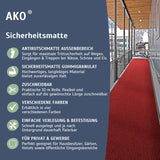 AKO Sicherheitsmatte - Antirutschmatte im Außenbereich mit Gummigranulat – HaGa-Welt