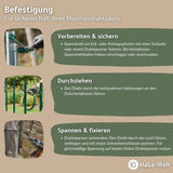 Spanndraht 3mm Gartendraht für Maschendrahtzaun – HaGa-Welt