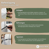 Spanngummi mit Haken – sehr elastisch, für vielfältige Befestigungsmöglichkeiten – HaGa-Welt