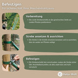 Strebenschelle rund versch. Ø Befestigungsschelle für Zaunbau in braun – HaGa-Welt