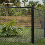 Strebenschelle rund Ø3,8cm Befestigungsschelle für Zaunbau in grün – HaGa-Welt