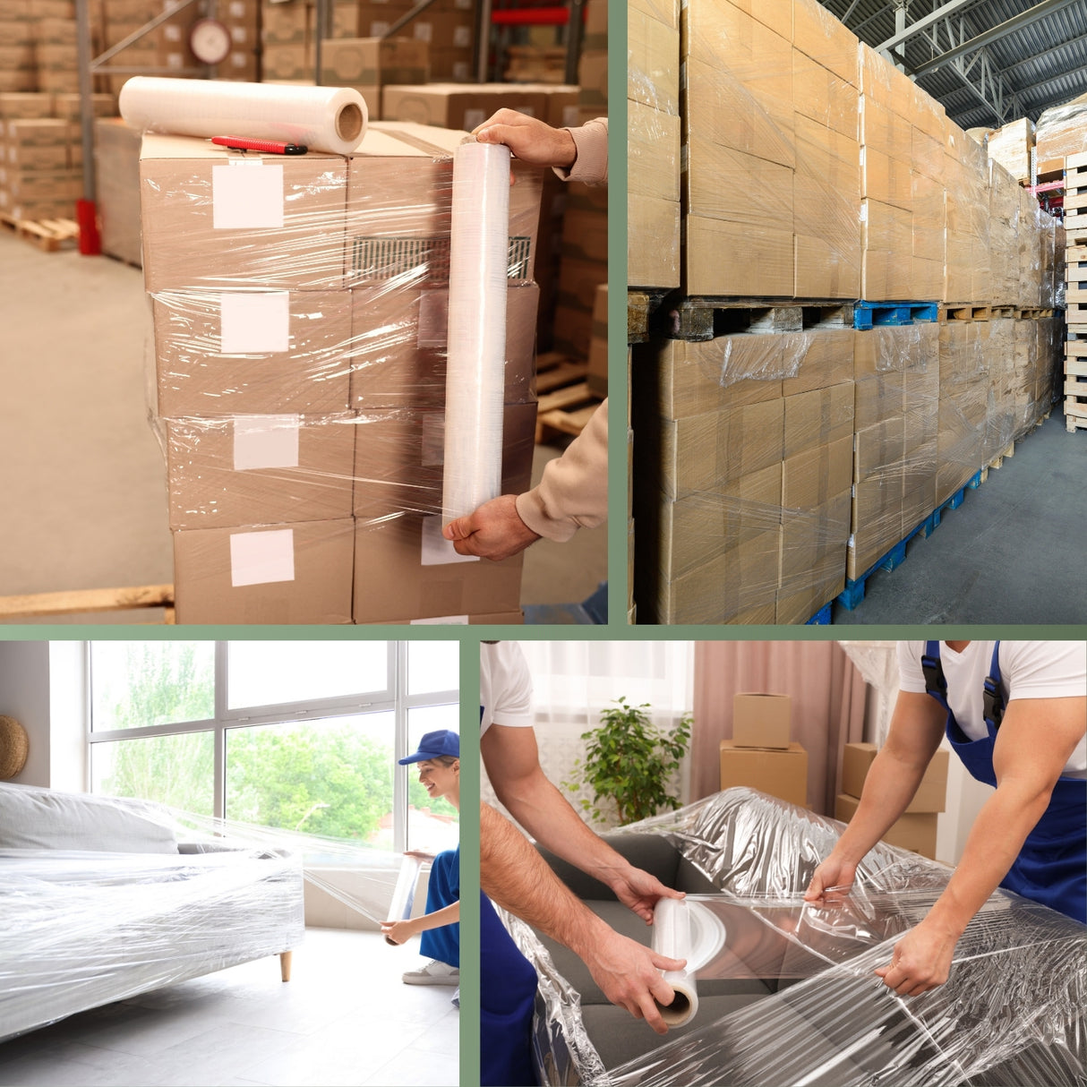 Stretchfolie 150mx500mmx23µm Umzugsfolie Verpackungsfolie – HaGa-Welt