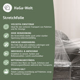 Stretchfolie 150mx500mmx23µm Umzugsfolie Verpackungsfolie – HaGa-Welt