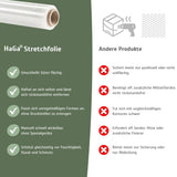 Stretchfolie 150mx500mmx23µm Umzugsfolie Verpackungsfolie – HaGa-Welt