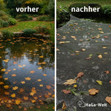 Premium Teichnetz – extra feinmaschig, perfekt als Pool Abdecknetz und Laubnetz für Teiche – HaGa-Welt