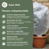 Thermofolie, mit Luftpolster – isolierender Pflanzenschutz – HaGa-Welt
