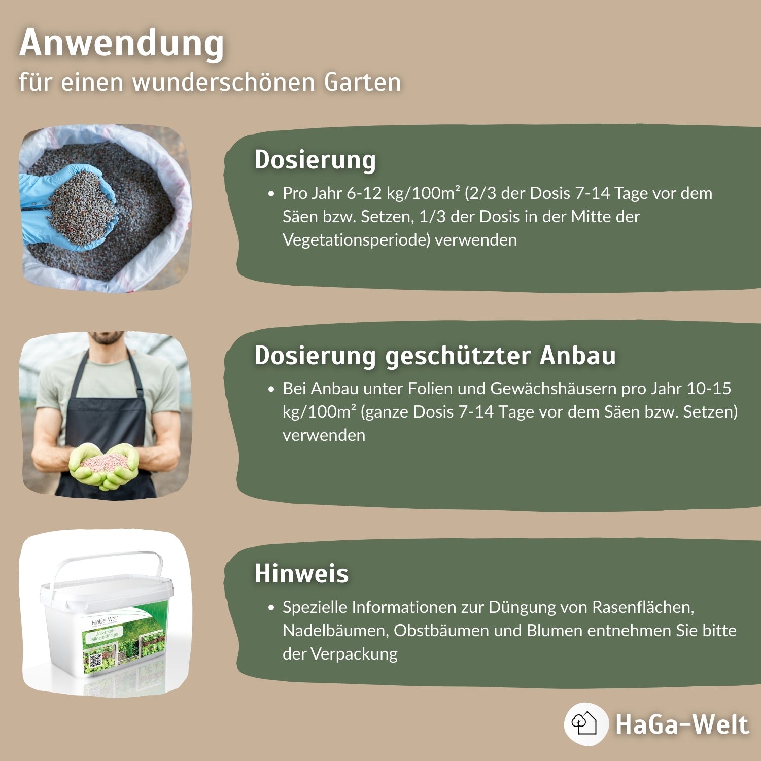 Universal-Mineraldünger in 3kg und 10kg