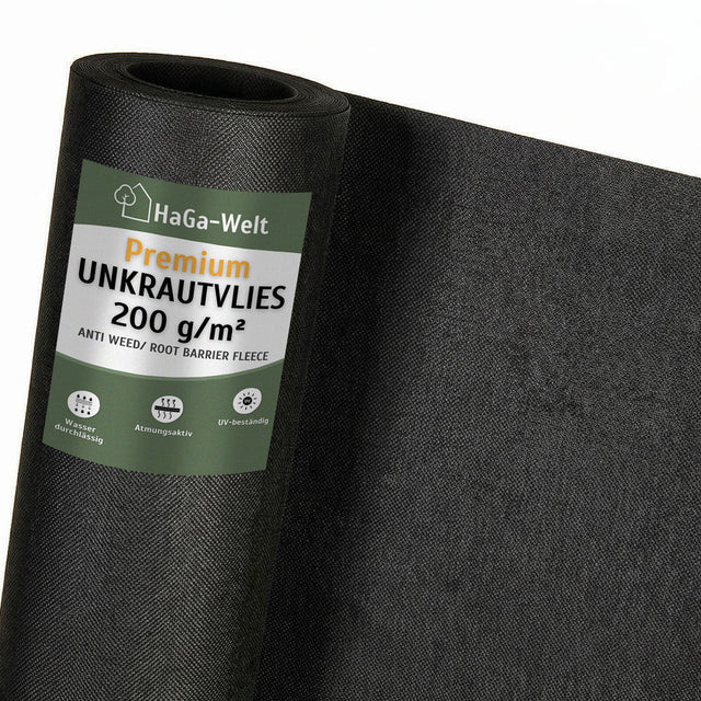Premium-Unkrautvlies 200g/m² – verabschieden Sie sich von Unkraut im Garten – HaGa-Welt