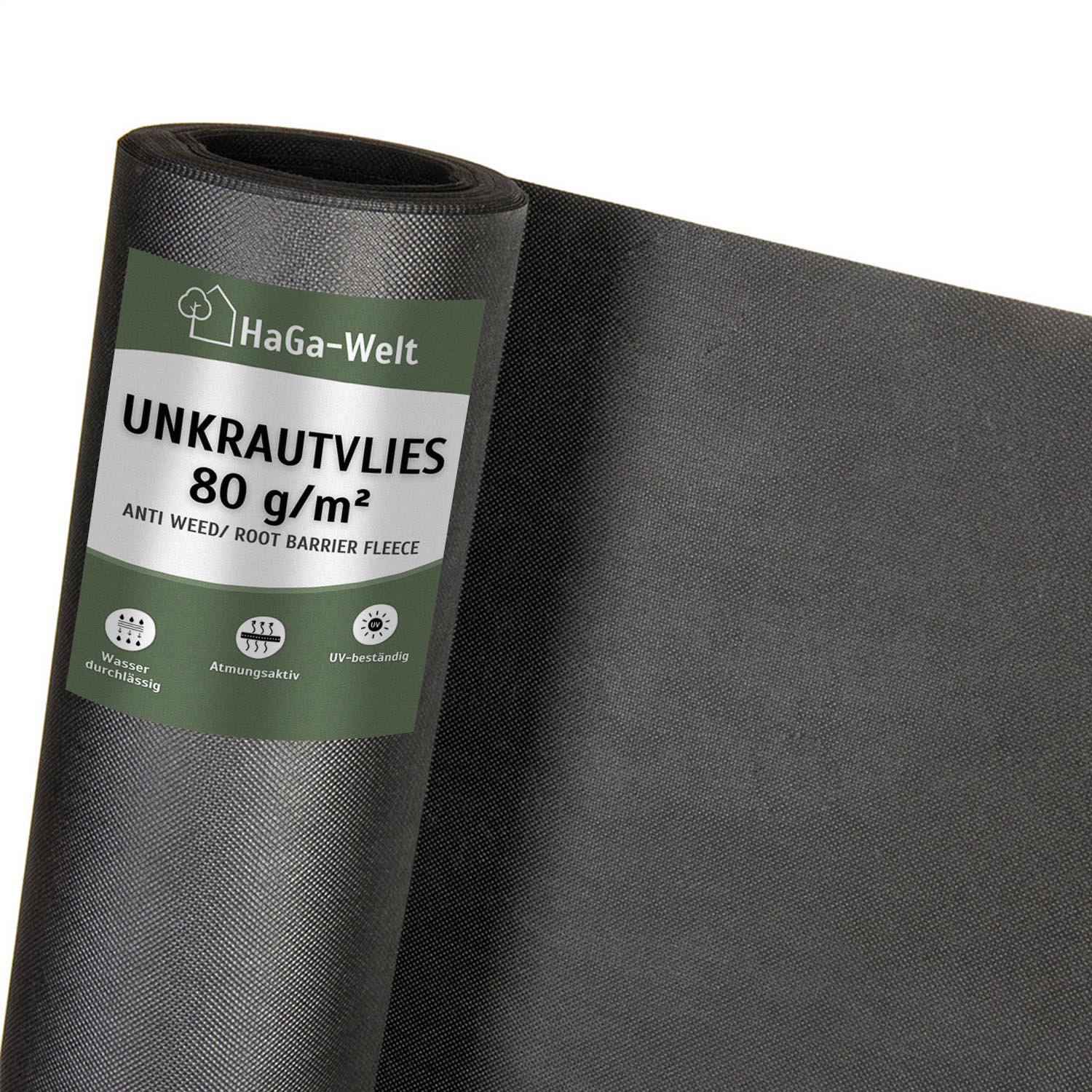 Unkrautvlies 91 X 30 Cm – Atmungsaktiv, Reißfest, Aus PP, Für Garten, Blumenbeete & Gewächshäuser