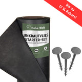Unkrautvlies-Starter-Set: Startklar für den Unkrautschutz in verschiedenen Größen und Stärken – HaGa-Welt