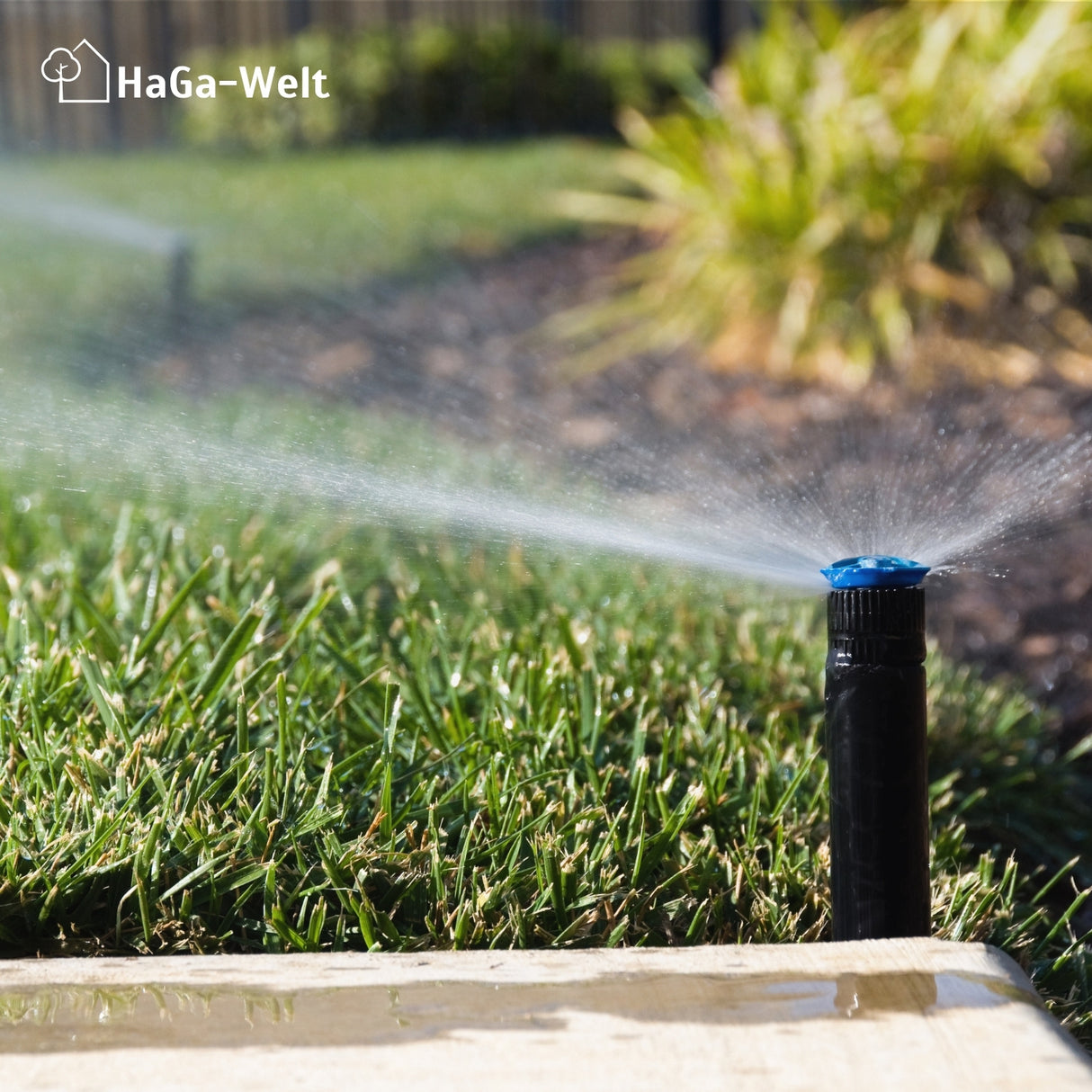 Versenkregner Mini Pro Getrieberegner Rasensprenger Bewässerung für Garten – HaGa-Welt