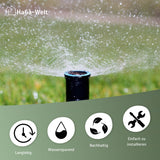 Versenkregner Mini Pro Getrieberegner Rasensprenger Bewässerung für Garten – HaGa-Welt