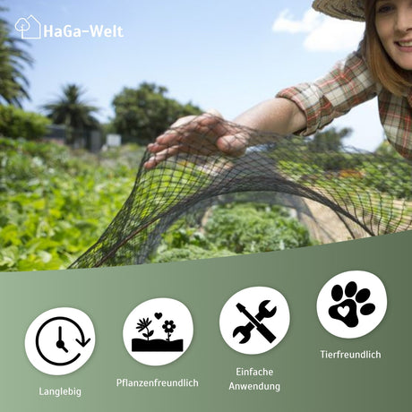Vogelschutznetz – effektiver Schutz vor Vogelfraß – HaGa-Welt
