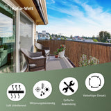 HaGa® Weidenmatte - Sichtschutzmatte - Naturprodukt - Hochwertiger Weiden Sichtschutz Zaun – HaGa-Welt