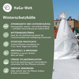 Winterschutzhülle Frostschutzhülle Schutzhülle Frostschutzvlies HaGa® 40g/m² – HaGa-Welt